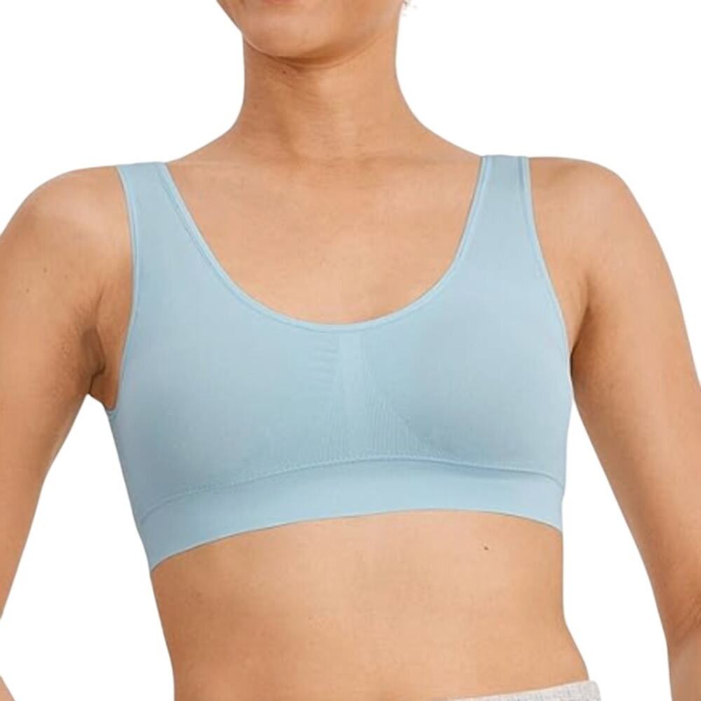 Jockey Modern Micro Stretch Seamfree Bralette in Blue, Size M